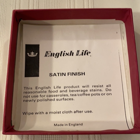 English Life coasters Strawberry Patch Box of 6 coaster - Picture 5 of 7